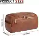 Neceser Organizador Viaje Cuero Cosmetiquera Impermeable