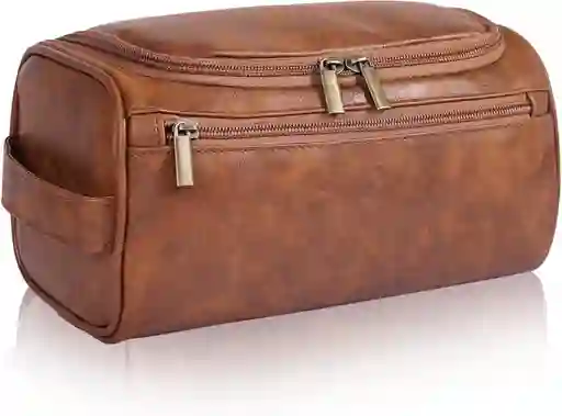 Neceser Organizador Viaje Cuero Cosmetiquera Impermeable