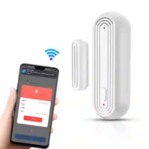 Sensor Inteligente Wifi Con Alarma Seguridad Para Puertas