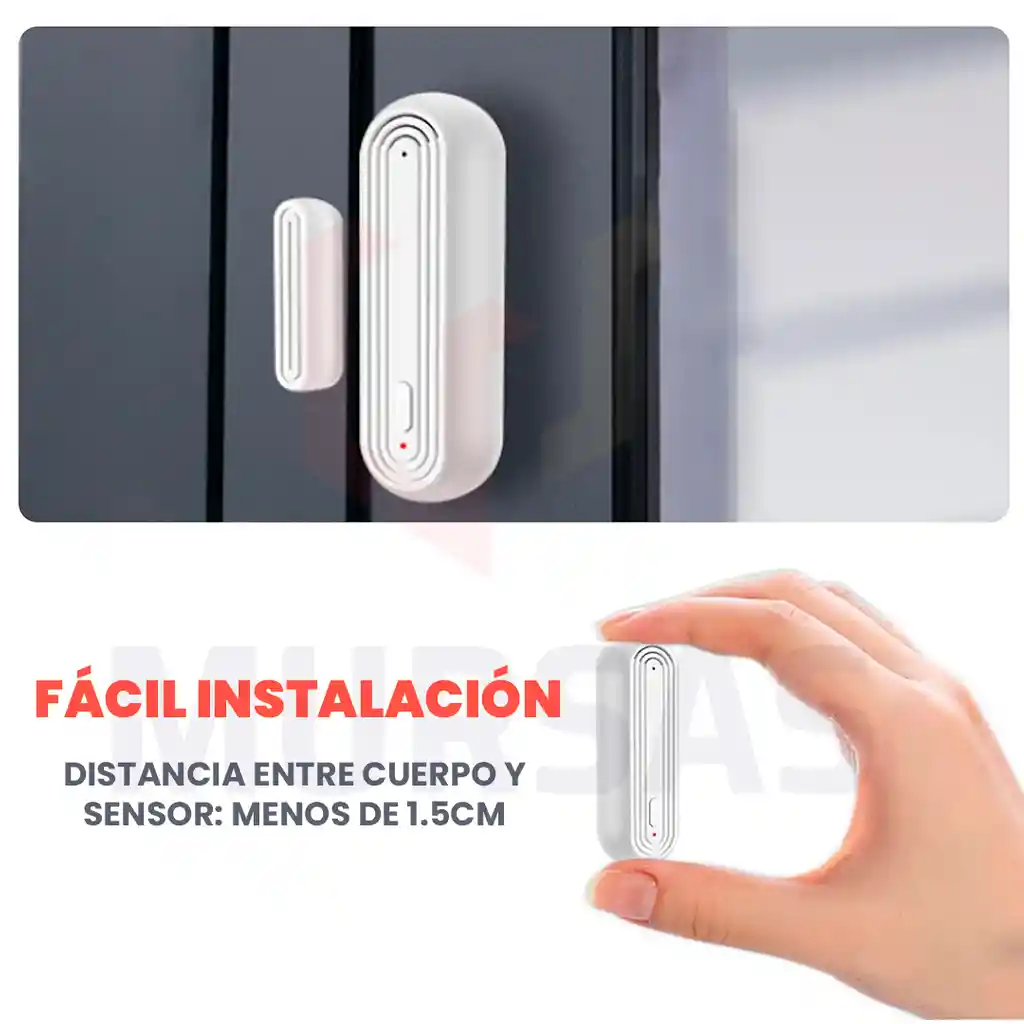 Sensor De Puerta Con Alarma Seguridad Emergencia