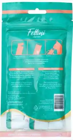 Snack Húmedo Gatos Fellini Creamy Cangrejo Y Atun 60gr X 4 Unidades