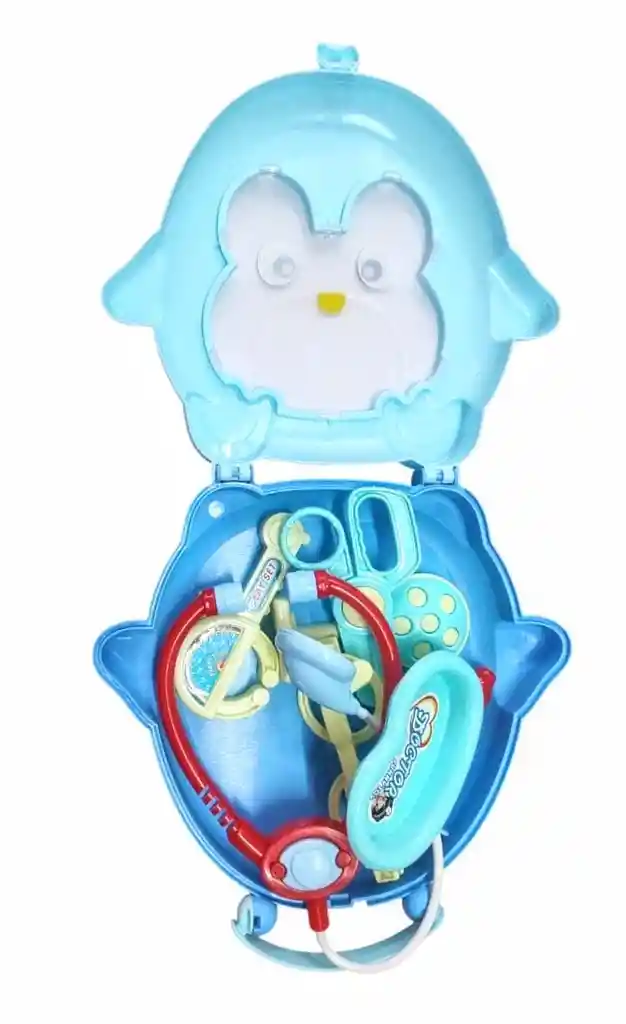 Kit Set De Doctor Doctor Maleta Pingüino Búho Juguete
