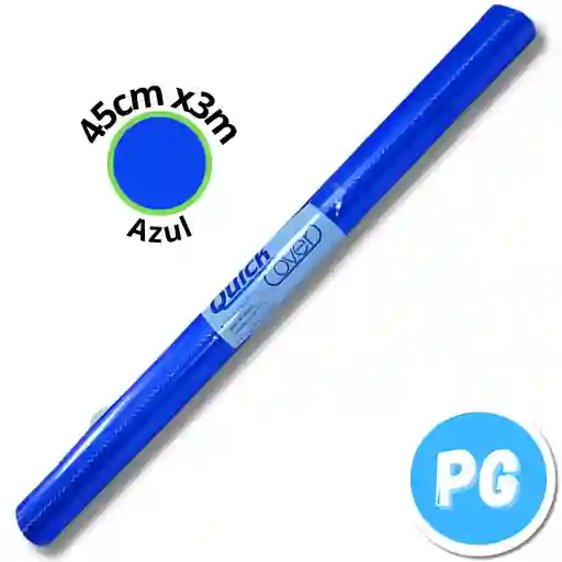 Rollo Contac Quick Cover 45cm X3 Metros Azul