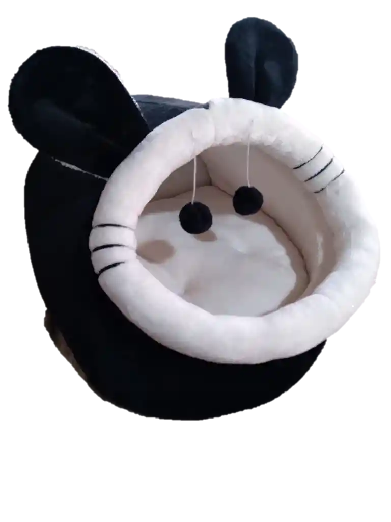 Cama Iglu Cara De Raton Negra