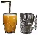 Vaso De Calavera Setx6 Unds En Vidrio De Lujo Para Whisky