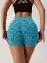 Short Deportivo Push Up Calza Corta De Mujer