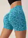 Short Deportivo Push Up Calza Corta De Mujer