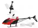 Mini Helicóptero De Inducción Rojo Rojo Rc, Velocidad De Rot