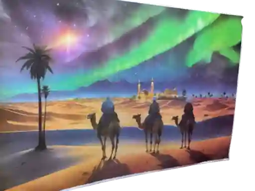 Papel Pesebre, Fondo Reyes Magos, De Navidad