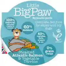 Comida Húmeda Little Big Paw Salmón Y Vegetales