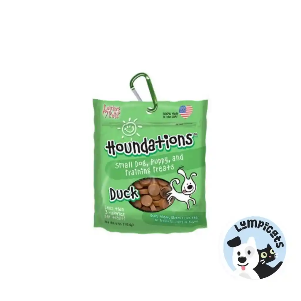 Houndations Dog Snack Duck - Pato 4 Oz