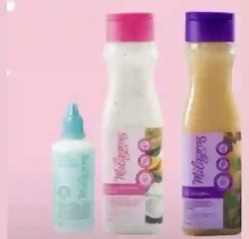 Biorepolarizador Y Shampoo Ultranutritivo Con Gotas Magicas Milagros