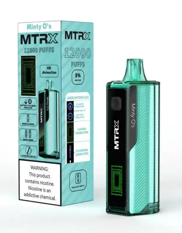 Vaper Mtrx Recargable 12000puff - Minty O´s