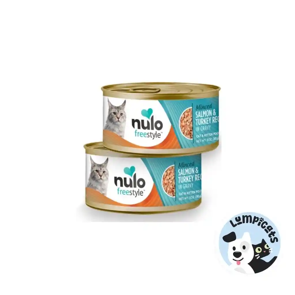 Nulo Cat Fs Grain Free Minced-picado Salmon Turkey Lata 3 Oz - 85 Gr