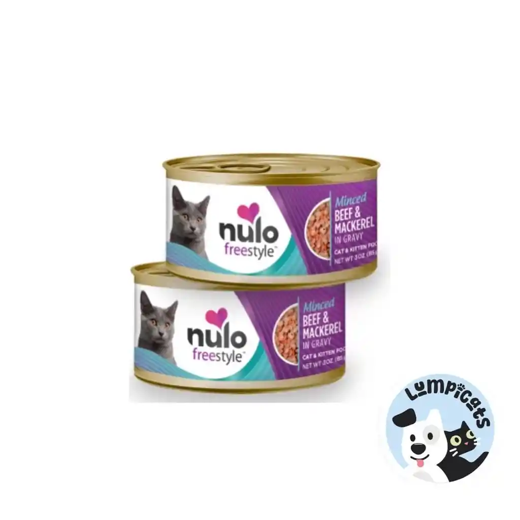 Nulo Cat Fs Grain Free Minced-picado Beef Mackerel Lata 3 Oz - 85 Gr