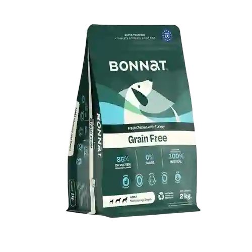 Alimento Seco Bonnat Grain Free Canine Adult Medium/large Breeds