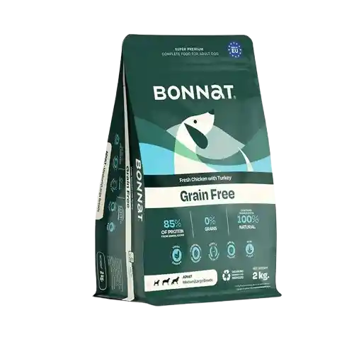 Alimento Seco Bonnat Grain Free Canine Adult Medium/large Breeds
