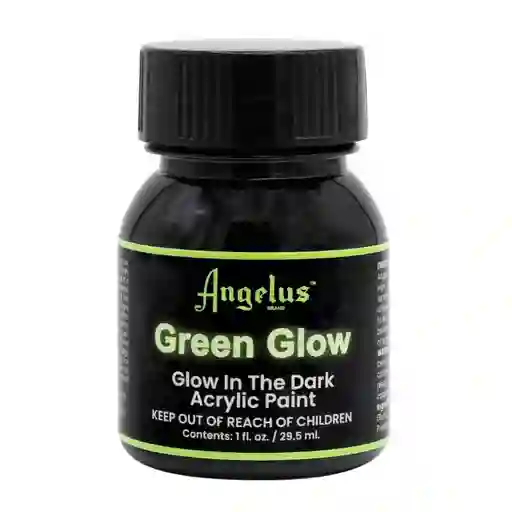 Pintura Angelus Green - Brilla En Obscuridad (glow In The Dark)