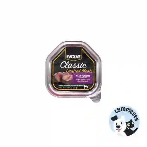 Evolve Dog Classic Bandeja Crafted Meals Venado 3.5 Oz - 99 Gr