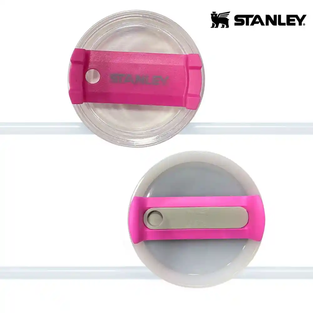 Combo Termo Stanley Quencher Genérico 1.1 40 Oz Acero Inoxodable Más Termo De 20 Oz Color Fucsia