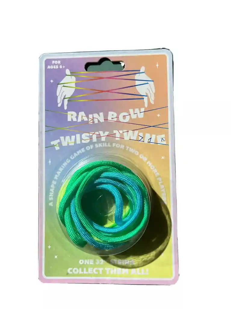 Rainbow Twisty Twine -cuerda De Mano