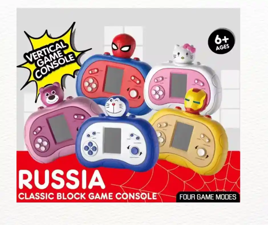 Consola Tetris Russia Colores Juego Infantil Videojuego