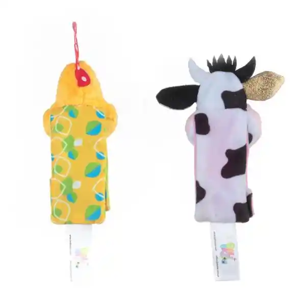 Juguete Bebé Didáctico Muñequeras De Animales Sonajeros