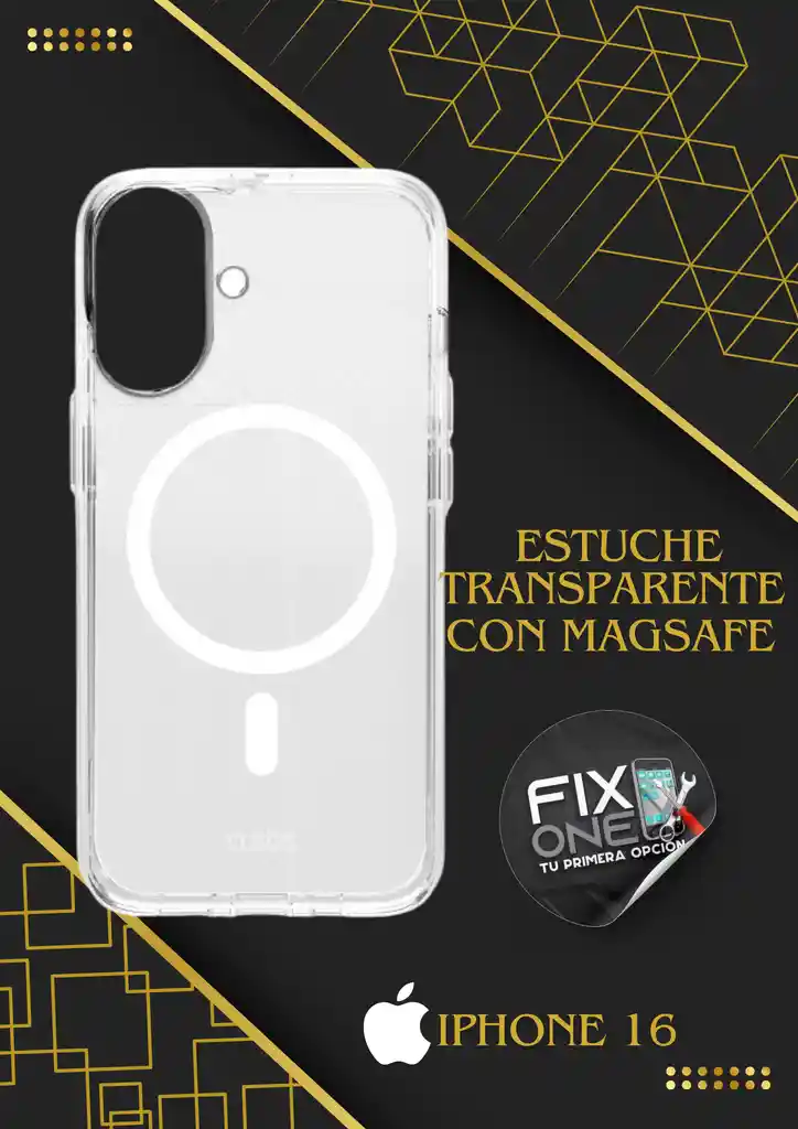 Estuche Transparente Con Magsafe Iphone 16