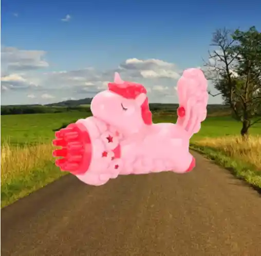 Máquina De Burbujas Unicornio Pistola De Burbujas
