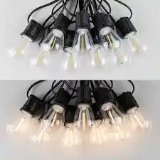 Bombillo Led De Filamento S14 1w Calido X 10