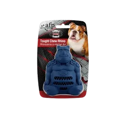 Juguete Para Perro Afp Rino Masticable Azul