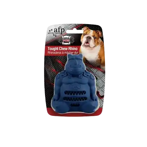 Juguete Para Perro Afp Rino Masticable Azul