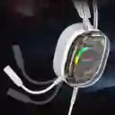 Diadema Gamer Acrilico Auricular Microfono Luces Rgb Ksc-1298