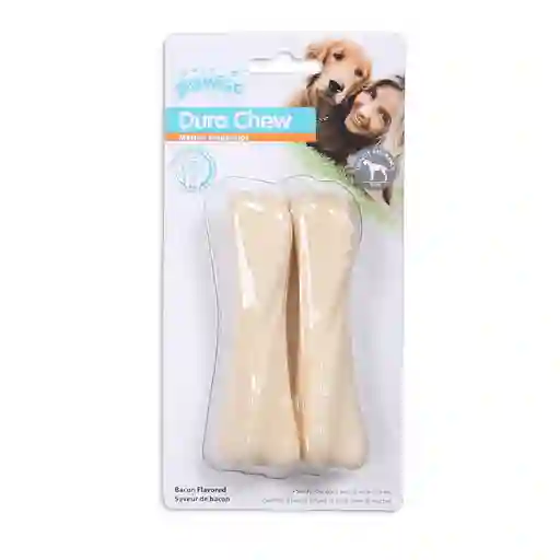 Juguete Para Perro Pawise Hueso Sabor Tocino Beige