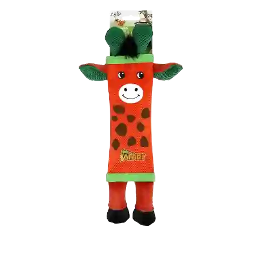 Juguete Para Perro Afp Peluche Jirafa Roja