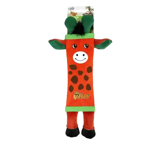 Juguete Para Perro Afp Peluche Jirafa Roja
