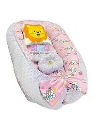 Cojin Nido Bebe Varios Diseños Antialergico + 2 Almohadas