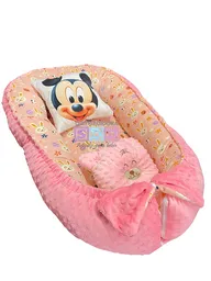 Cojin Nido Bebe Varios Diseños Antialergico + 2 Almohadas