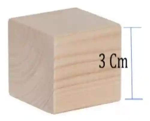 Cubo Balso 3 Cm