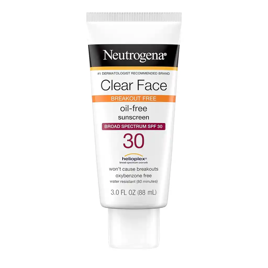 Neutrogena Clear Face Protector Solar Anti Brotes Fps 30