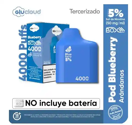 Glucloud Pod Blueberry Ice / 4000 Puff