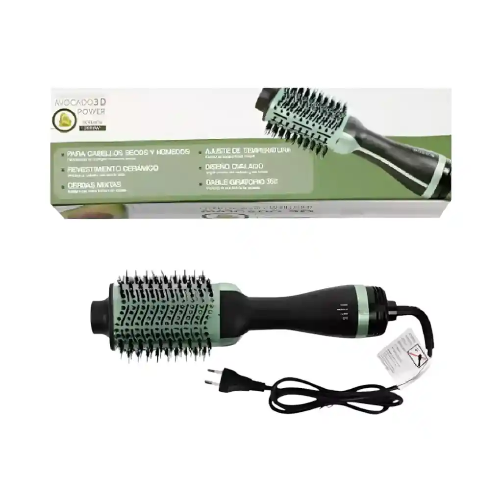 Cepillo Secador Aguacate Control De Temperatura 2000w