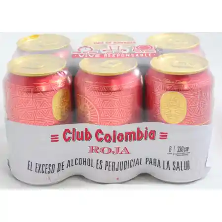 Six Club Col Roj Lata 355 Ml