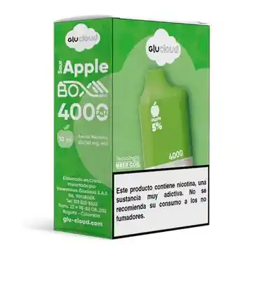 Glucloud Pod Sour Apple / 4000 Puff