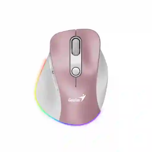 Genius Mouse Inalámbrico Ergo 9000s Pro Rosado