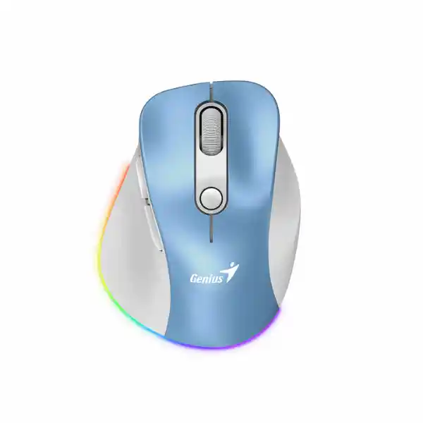 Genius Mouse Inalámbrico Ergo 9000s Pro Azul