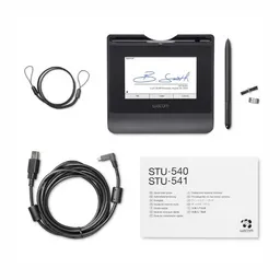 Wacom Stu-540 Tableta De Firma Pantalla A Color De 5"