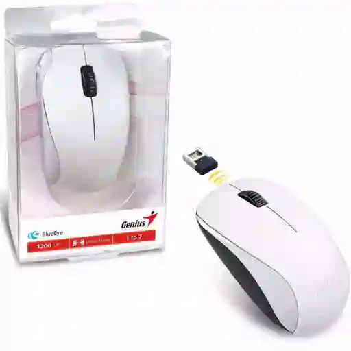 Genius Mouse Nx 7000 Inalámbrico Usb Blanco