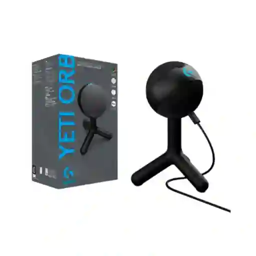 Logitech Microfono Yeti Orb Negro