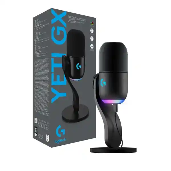 Logitech Microfono Yeti Gx Negro